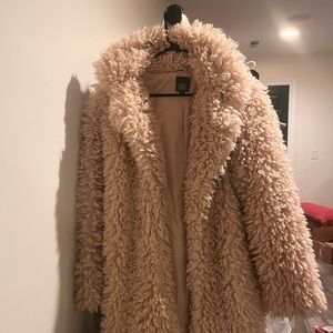 Wild Fable Beige Teddy Jacket